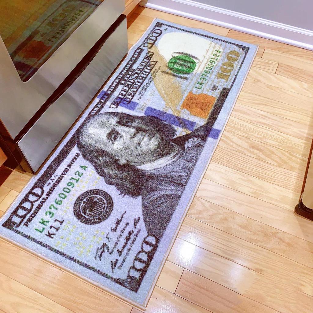Non-slip Rectangular Rug for Bedroom, Living Room, or Entrance