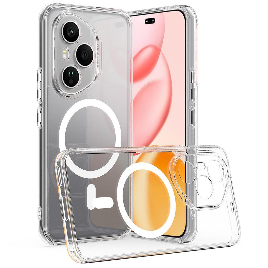 Transparent Magnetic Acrylic Anti-Scratch Case for OPPO Reno 14 Pro 5G International