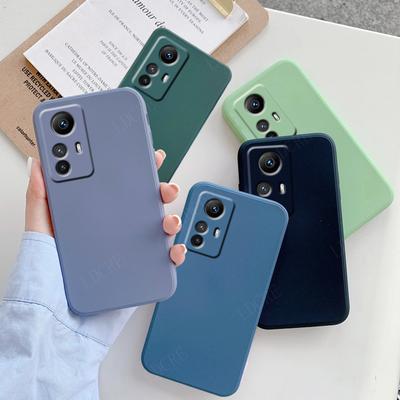Pro kryt Xiaomi Redmi Note 12S pouzdro Redmi Note 12S Capas zadní tekutý silikon měkké TPU pouzdra Redmi Note 10 11 12 Pro Plus 12S
