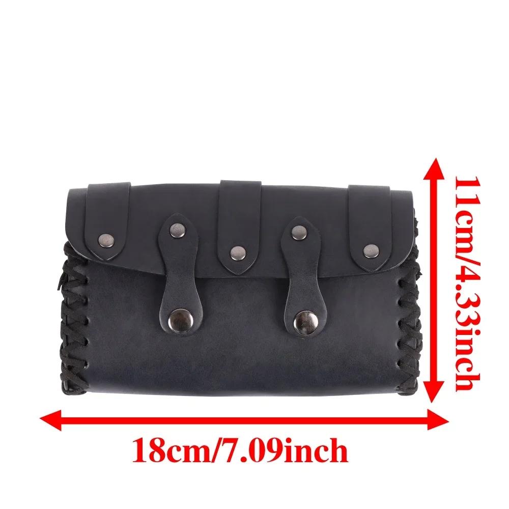 Medieval faux leather waist bag Belt Renaissance cosplay waist bag Viking knight Coaplay cosplay prop Belt Accessory