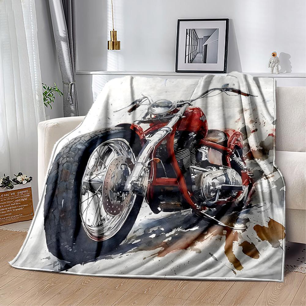 Motocross Adventure Sport Flanelldecke - Weich und geeignet für Sofas, Betten, Büros, Reisen, alle Jahreszeiten und das beste Geschenk für die Feiertage.