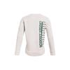 Under Armour Summit Logo Solid Color Crew Neck Long Sleeve Sweatshirt Men sweatshirt White 1361453-113
