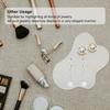 2 Pack Acrylic Coaster Transparent Coaster for Desk Clear Desk Irregular Coast Cloud Shape Drink Cup Ornaments for Home Kitchen Bar Dining Table