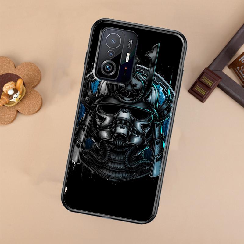 Samurai Mask Demon Case For Xiaomi 14T 11T 12T 13T Pro 13 14 Ultra POCO X7 Pro X3 X5 F3 F5 F6 M6 X6 Pro Cover