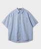 BLACK MOMENT [Waterproof] Linen Basic Oversized Short Sleeve Shirt Jacket 7 Colors