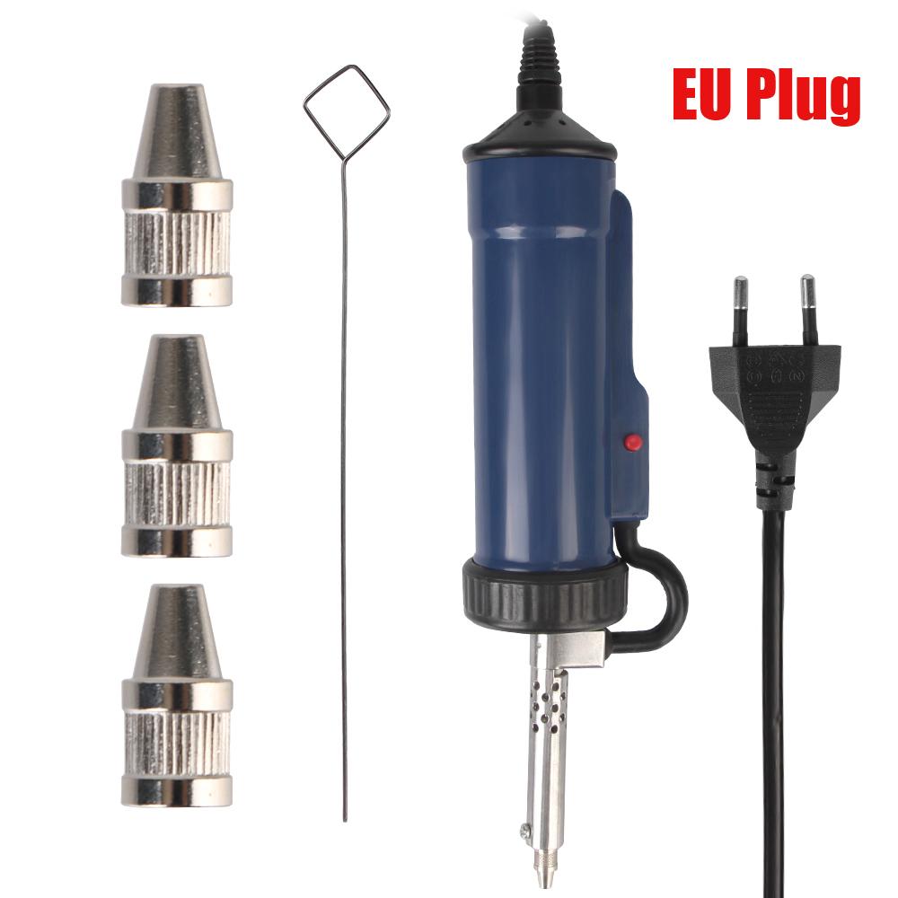 Nou Mașină de Desoldat Aspirator de Cositor Electric Automat de Lipit cu 3 Duze de Aspirație Pompă de Îndepărtare Portabilă de Lipit cu Vacuum ADT03