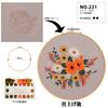 Mefeny Embroidery Kit for Includes Japanese and English Stitching 3 Bamboo Embroidery Embroidery 6 Embroidery and 3 Pieces of Embroidery Beginners