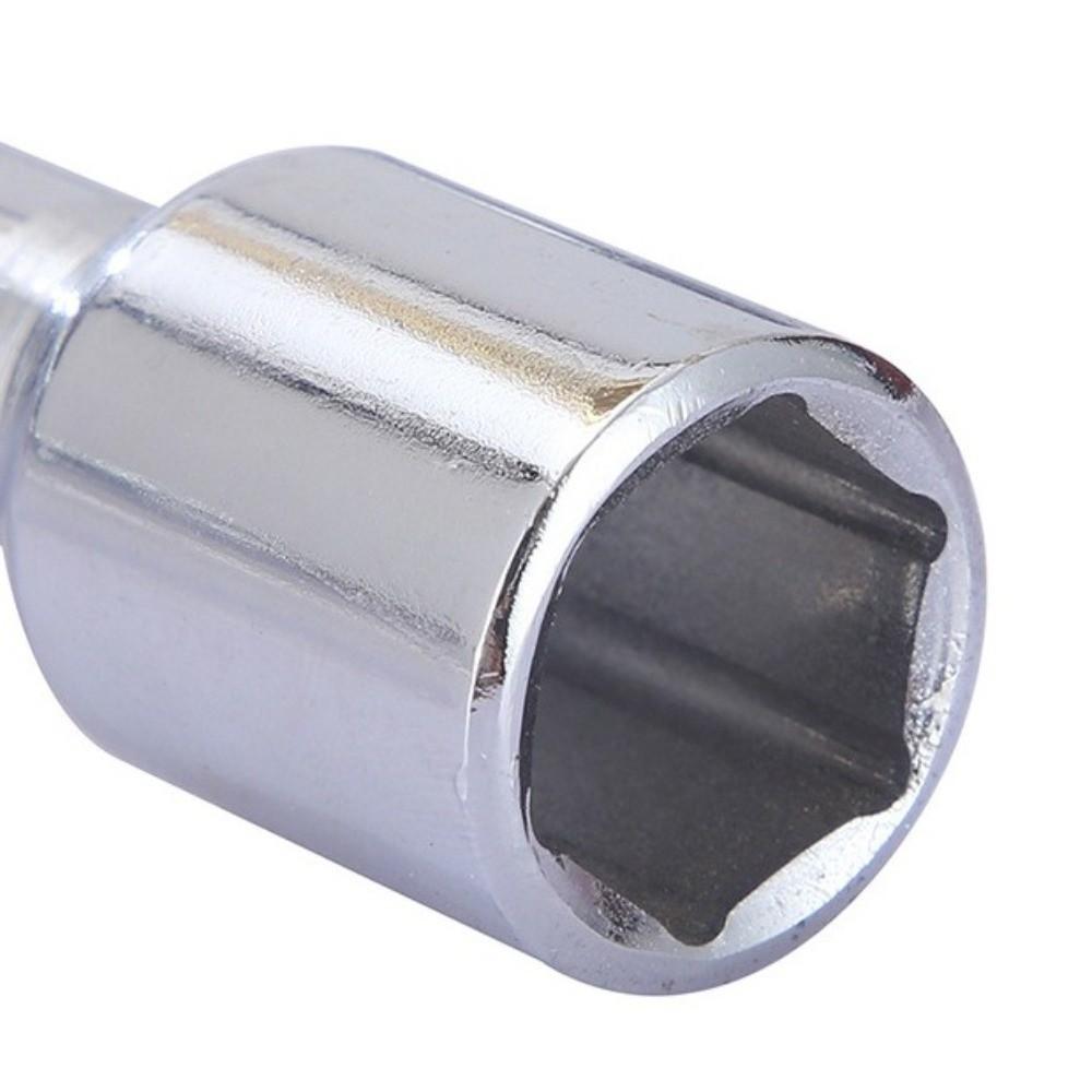 Metal Tire Wrench Silver Socket Wrench Portable Cross Wrench  Household Disassembly