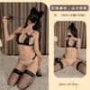 Sexy Lingerie End-of-season Sexy Rimless Small Breasts Gather and Show Big Two-piece Set of Hot Lace Pearl Bra Panties