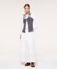 Etmont Shirring Pocket Long Skirt, Ivory