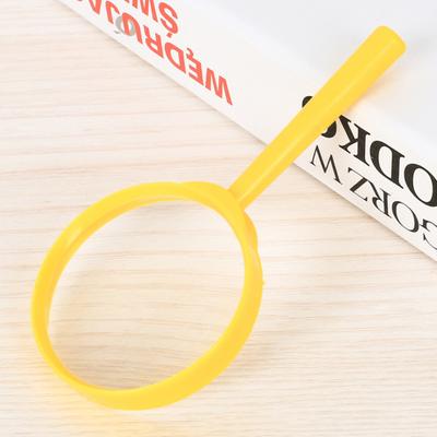 3x zväčšovacie sklo prenosná odolná viacfarebná detská akrylová ručná lupa na čítanie