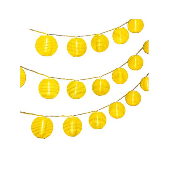 Small Lantern String Lights USB Powered 50 LEDs Waterproof Outdoor Fairy Light for Patio Garden