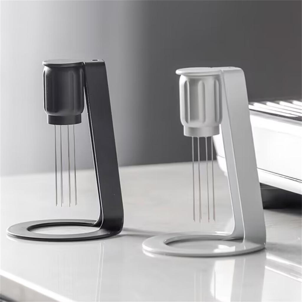 Stainless Steel Coffee Powder Tamper Espresso Powder Stirrer Distributor Leveler Tools Cafe Stirring Accessories