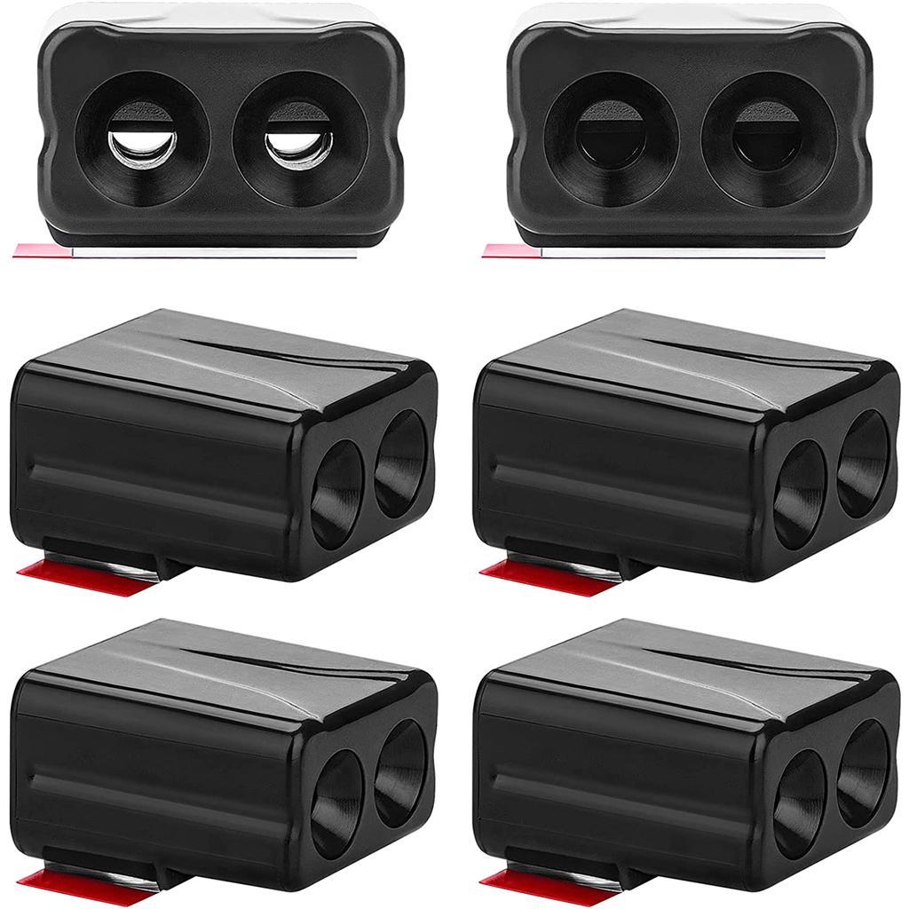 4/6Pcs Car Deer Whistle Self Adhesive Vehicle Deer Horn Warning Dual Construction Car Ultrasonic and Wind Deer Repellent Devices