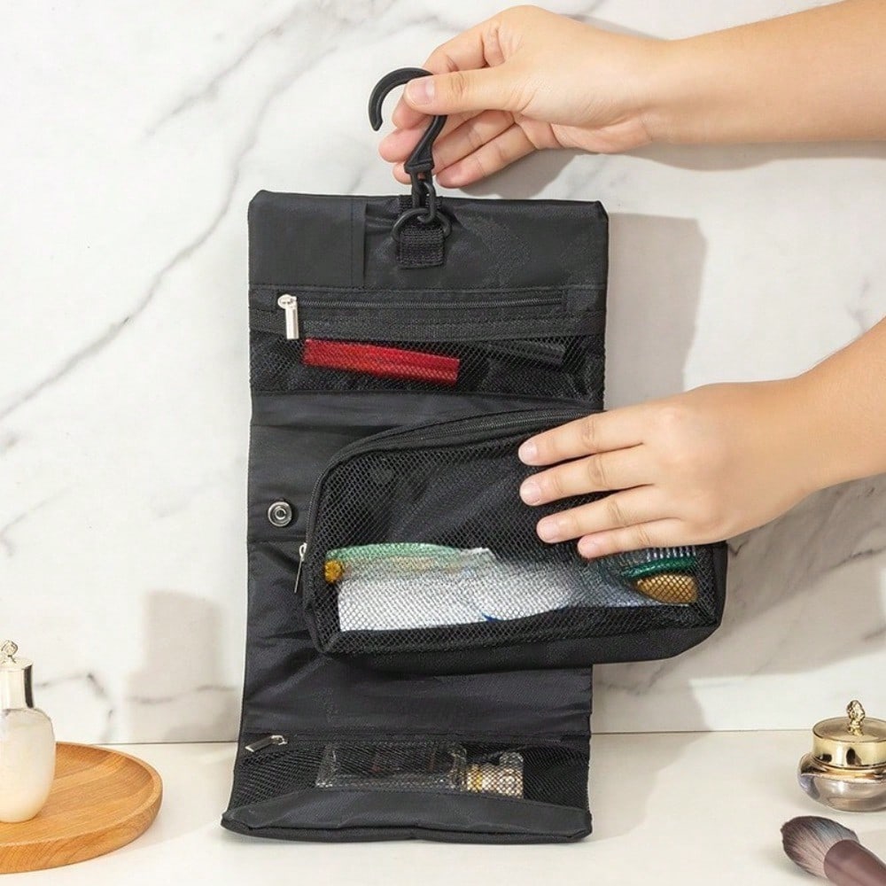 Buckle Folding Toilet Bag Men And Women Business Trip Toiletries Storage Bag