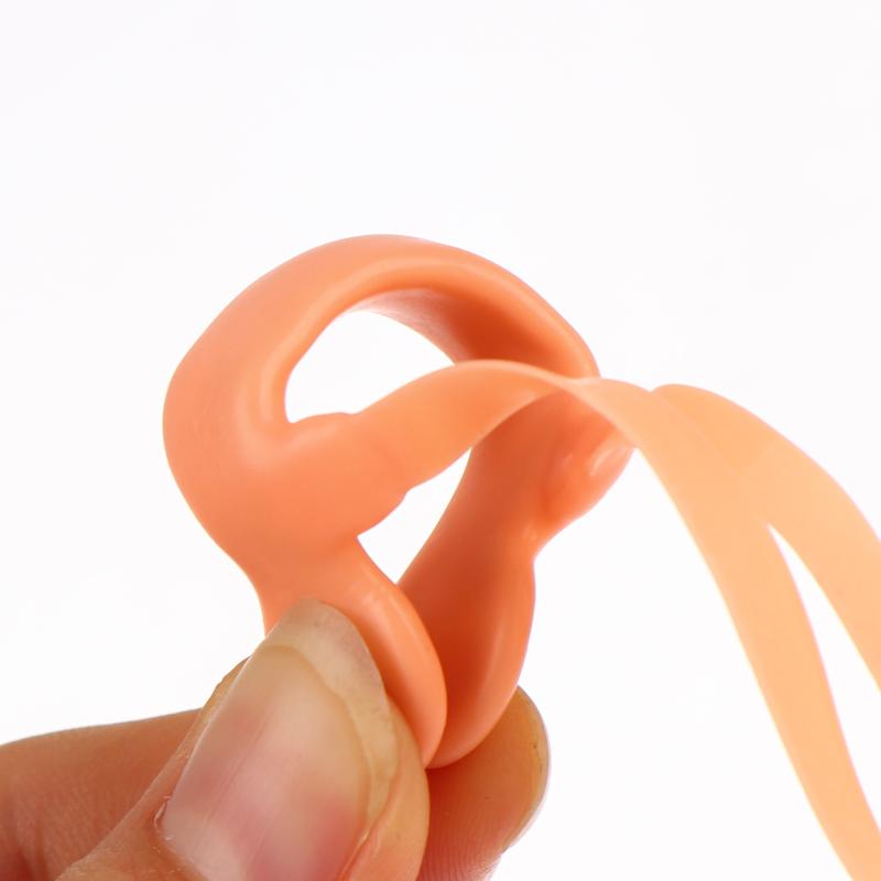 Adult Nose Clip Swimmings Silicone Rope Swimming Nose Clip Swimming With String Comfortable Soft Latex Plugs For Children Kids