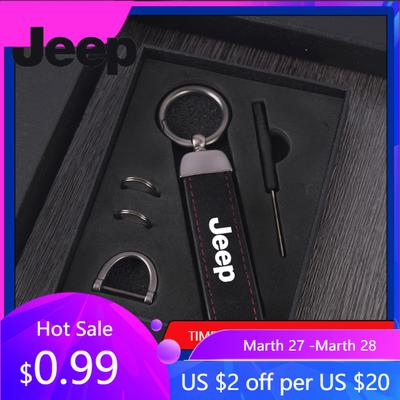 Jeep Metalo Odos Automobilio Raktų Pakabukas Raktų Žiedas Priedai Jeep Renegade Compass Grand Cherokee Wrangler jk Gladiator Patri