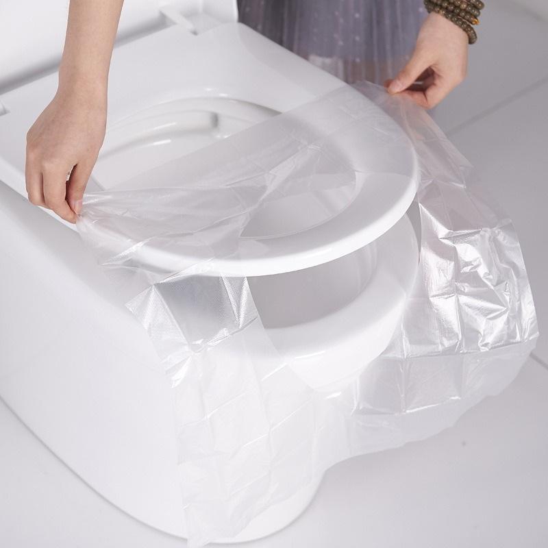 10-50Pcs Toilet Seat Cover Mat Disposable Travel Toilet Seat Protector Portable Camping Hotel Toilet Pads Bathroom Accessories