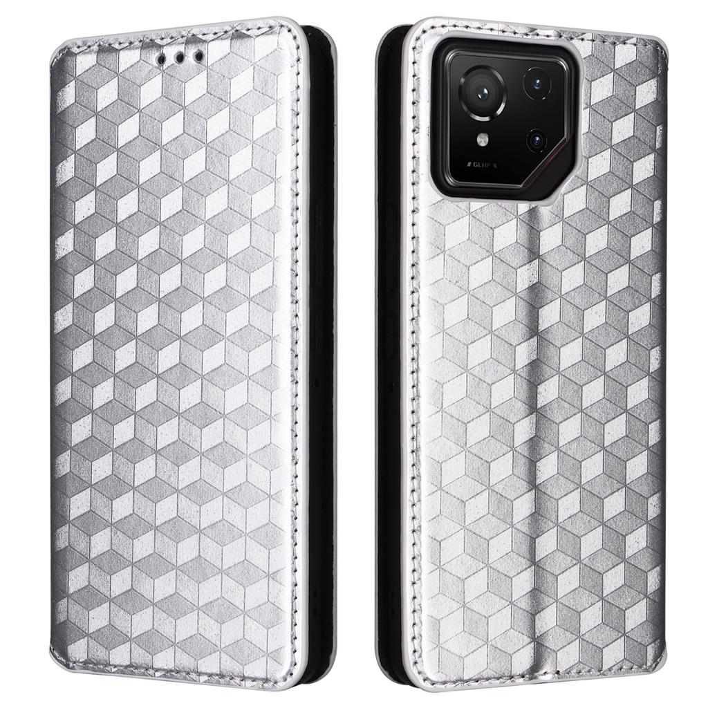 For Asus ROG Phone 9 Pro 5G/Phone 9 5G Case Wallet Rhombus Imprinted Leather Phone Cover