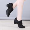 Mesh Breathable Latin Dance Shoes Jazz Latin Tango Women's and Men's Non Slip Dance Shoes 1/2 Inch In Height