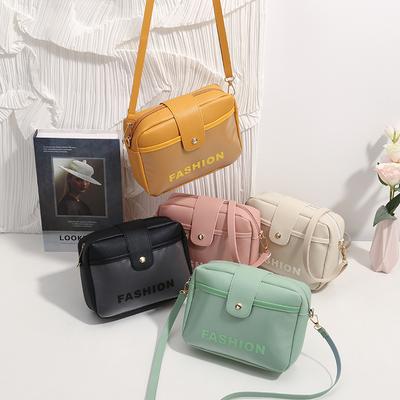 Sweet Camera Bag, Mobile Phone Bag, Fashionable Women's Bag, Candy-colored Messenger Bag.