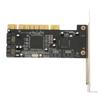 PCI To 4 Port SATA Card 4 Independent Serial ATA Channels 1.5Gbps Transfer PCI SATA Controller for Desktop Computer HDD
