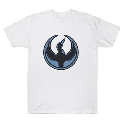Rebel Loon Logo T Shirts Minnesota Rebel Alliance T-Shirt Crew Neck Combed Cotton Men Tees  Unisex Round Neck Short Sleeve Tops Men Womens Clothes