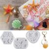 Halloween Ocean Starfish Keychain Silicone Ornament Mold for Valentines Gift