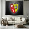 RC Lens Logo Wall Tapestry Aesthetic Wall Hanging Printed Fabric Blanket Decorative Tapestries for Bedroom Living Room Home Decor