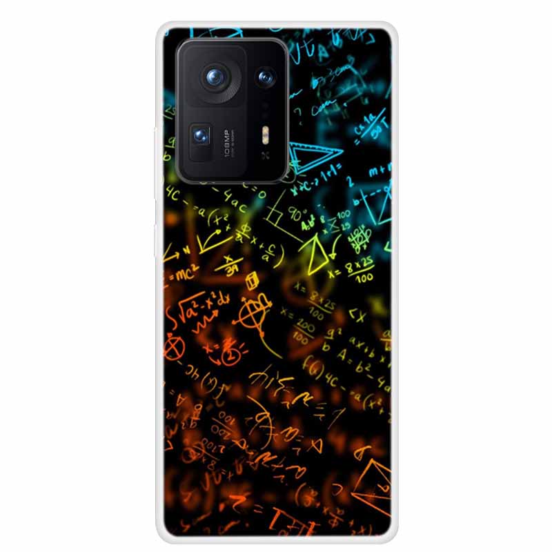 For Xiaomi Mix 4 Case Luxury Soft Silicone Back Cover Phone Case For Xiaomi Mi Mix4 Coque TPU Cartoon 2106118C Fashion Funda