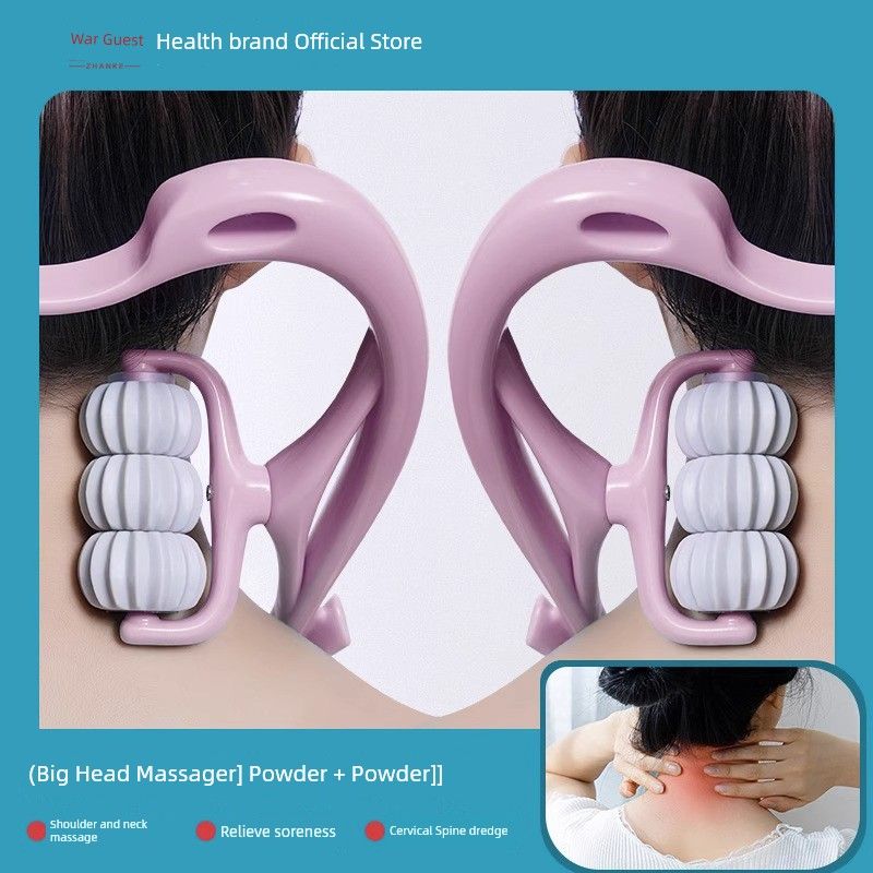 Six-Wheel Roller Neck Massager Manual Size Leg Integrated Multifunctional Kneading For Home Shoulder and Neck Neck Massager