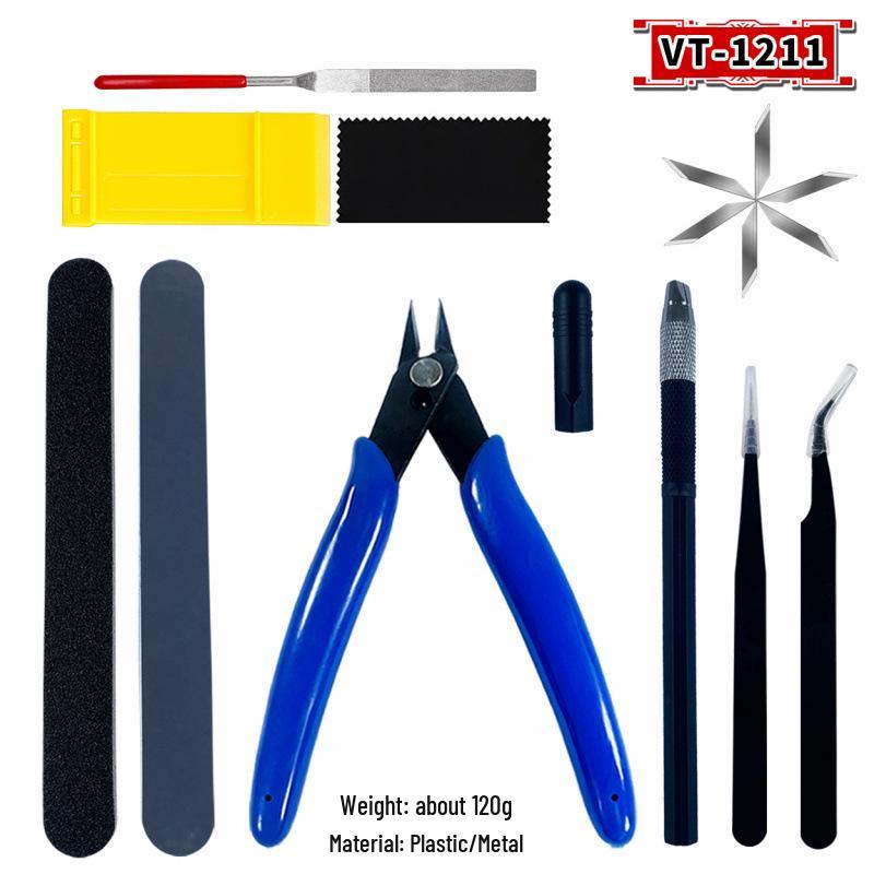 Beginner DIY Tool Set for Gundam & Military Model Assembly: Cutting Pliers & Craft Knife