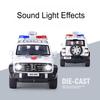 1:32 Tank300 Sabertooth Car Model Toy Alloy Body Doors Opened Shock Absorption Off-road Police Cars Models Children's Gifts