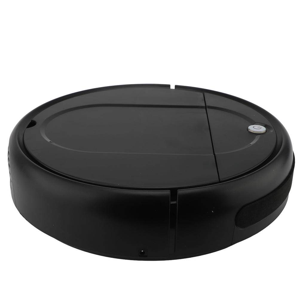 Robot Vacuum Cleaner Intelligent Obstacle Avoidance Slim Low Noise Strong Suction for Pet Hair Hard Floor Black