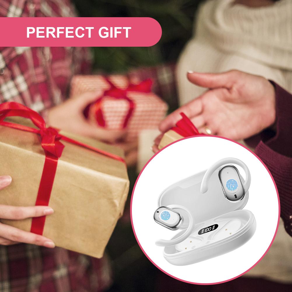 Bluetooth-Compatible TWS Adjustable Language Translator Earphone 144 Languages Wireless Open-Ear Headphones Noise Cancelling