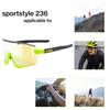 Uvex Sportstyle 236 Sports Sunglasses with UV400 Mirrored and Clear Lenses Protection, Lenses, Anti-Fog,