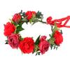 Europäischer & Amerikanischer Blumengirlande Kopfschmuck: Handgefertigtes Blumen-Stirnband im Wald-Stil für Damen - Perfekt für Weihnachten