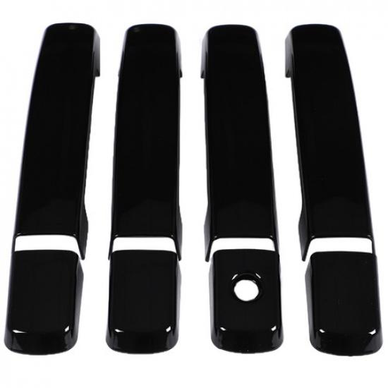 Glossy Piano Black ABS Exterior Door Handle Cover For Nissan Frontier 2005-2017