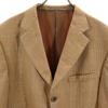 Burberry Houndstooth Pattern Wool Tailored Jacket 42 Brown LONDON Men's Used