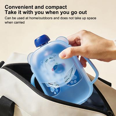 Porta-Bolsa de Comida Conveniente Porta-Bolsa de Lanche Sem Sujeira Espremedor de Comida para Crianças Bolsa de Plástico PP Chega de Derramamentos ou Apertões
