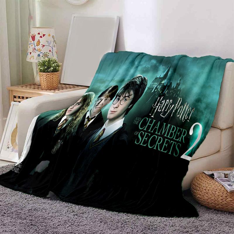 

Harry Potter Chamber of Secrets Poster PrintPrint Blanket, Soft Blanket For Sofa Office Bed And Travelling Daughter Birthday Gift esj132 130cm×150cm（50in×60in）