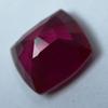 Natural Red Ruby Loose Gemstone Square Cushion Shape 7.50 Ct for Jewelry Making and Gem Collections