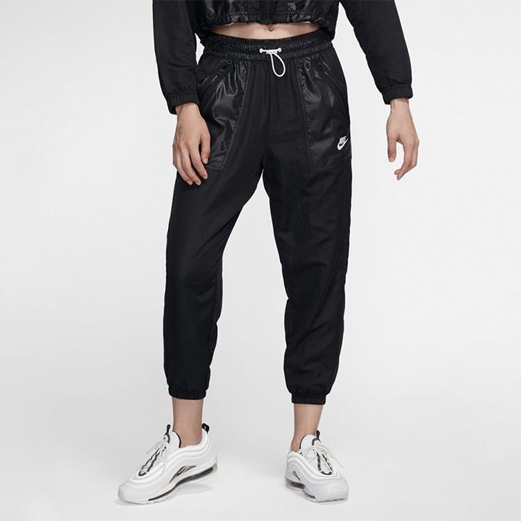 Nike Woven Sports Casual Pants Women Bottoms Black CI7906-010