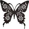 The Lakeside Collection Animal Silhouette Stake 14*17in Garden Décor Butterfly Yard Art Butterfly Stake Animal Silhouette Stake