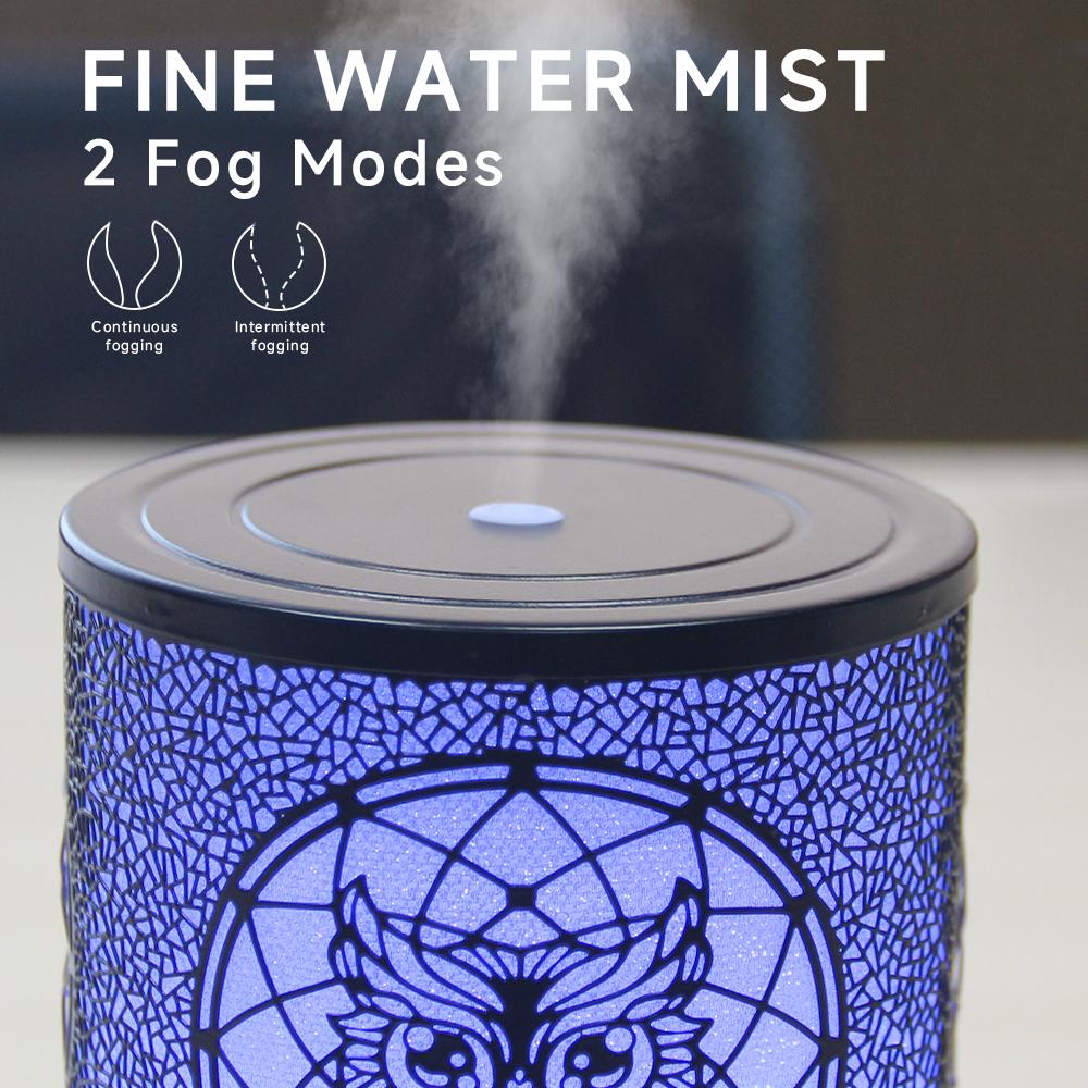 Humidifier Electric Aroma Air Diffuser Owl Ultrasonic Air Humidifier Essential Oil Aromatherapy Cool Mist Maker for Home