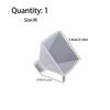 3pcs Clear Silicone Pyramid Molds  - High Transparency Reusable & Durable Resin Molds for DIY Pyramids, Jewelry Making