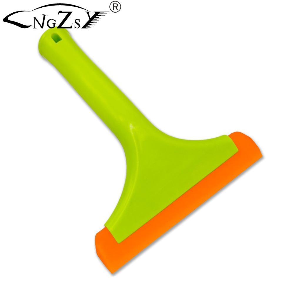 Flexible Silicone Squeegee Auto Handle Water Blade Wiper Car Household Cleaning Tools Glass Door Window Tint Tool Cleaner B101