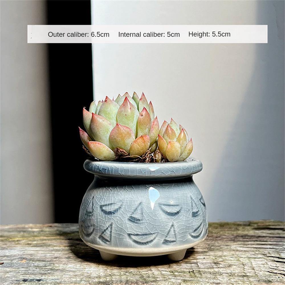 Prodyšná keramika Umyvadlo Kreativní Masový květináč Kočičí dráp Keramika Odkapávací otvor Květinový dekorační keramický květináč