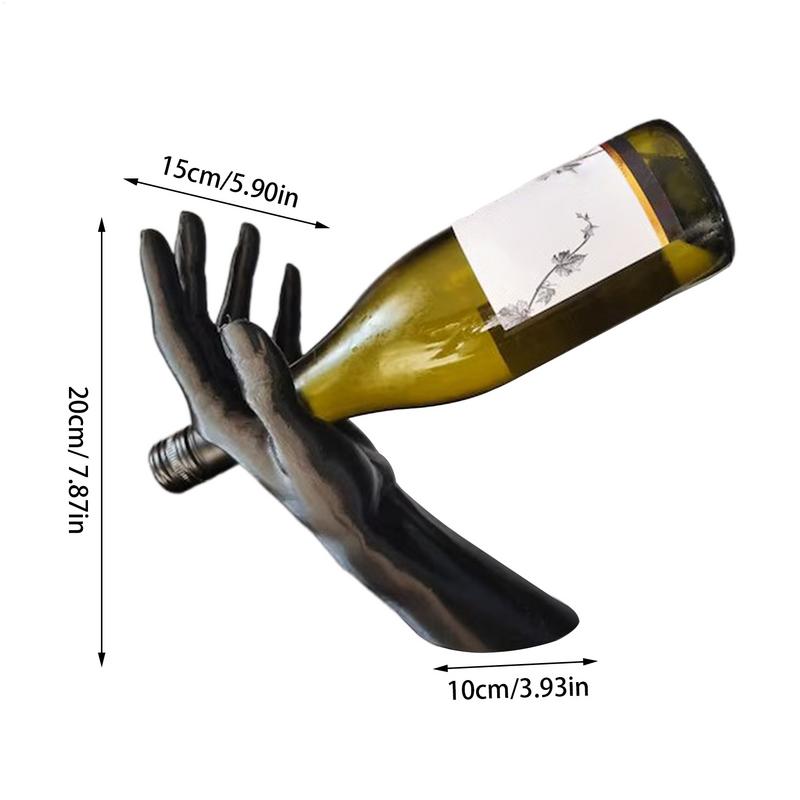Hand Illusie Wijnrek Hangend Wijnfles Houder Rek Creatieve Bar Kast Display Standaard Plank Cadeaus Woondecoratie