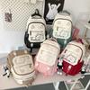 Cat Printed Backpack Large Capacity Breathable Outdoor Leisure Schoolbag Travel